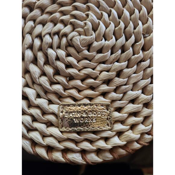 Bath & Body Works STRAW CROSSBODY Cosmetic or Beach Bag Boho Style - Picture 10 of 10